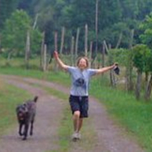 Jennie and noodles running.large